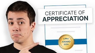 How to Create a Certificate of Appreciation (with a Free Template)