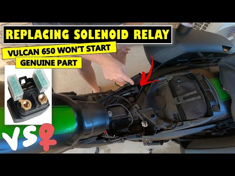 VS♀️ Replacing Solenoid Relay (Vulcan 650)