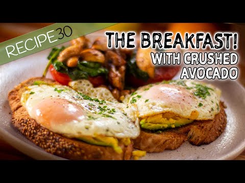 This is the breakfast you want! (with avocado)