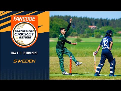 🔴 FanCode ECS Sweden, 2023 | Day 11 | T10 Live Cricket | European Cricket