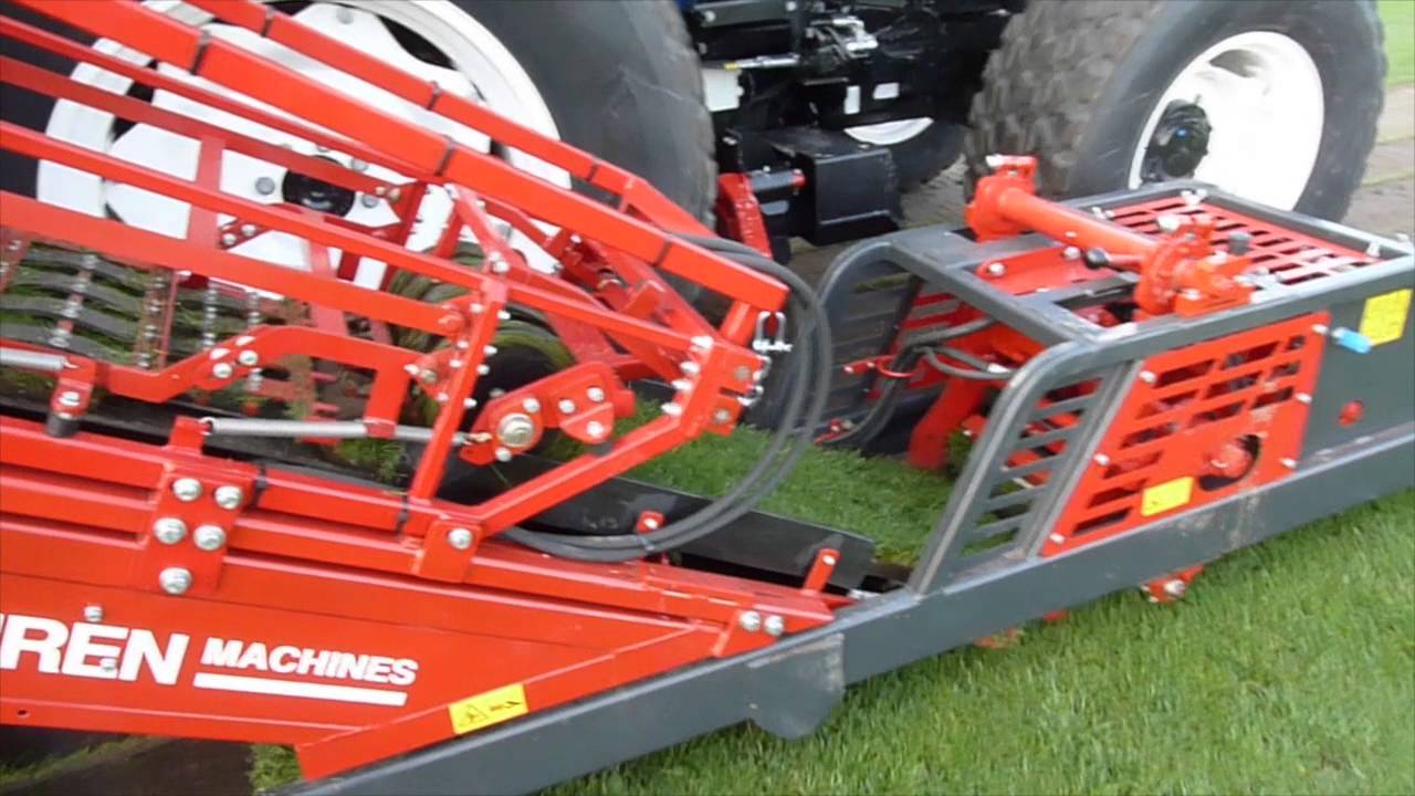 Van Vuuren Turf Tick 1016 gyepfelszedő gép