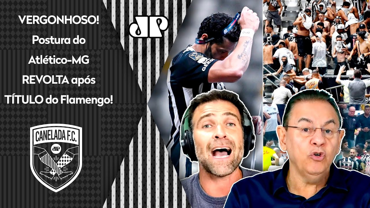 "O Atlético-MG NÃO SOUBE PERDER pro Flamengo! É UM ABSURDO como..." POSTURA do Galo REVOLTA!