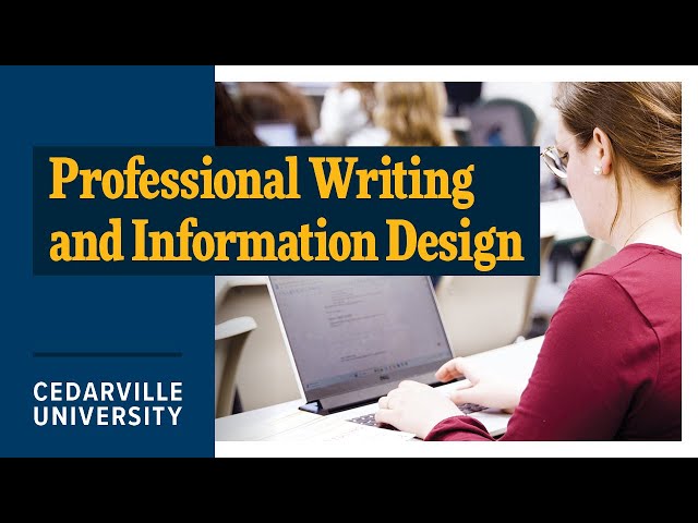 Thumbnail for video titled: Why Study Professional Writing and Information Design