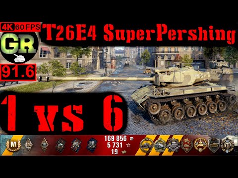 92_World of Tanks T26E4 SuperPershing WoT Replay - 9 Kills 6.2K DMG(Patch 1.4.0)