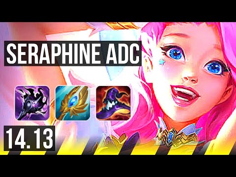 SERAPHINE & Pyke vs KAI'SA & Leona (ADC) | Rank 5 Seraphine, 6/5/23 | BR Challenger | 14.13