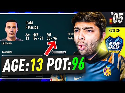 I FOUND THE GREATEST YOUTH ACADEMY PLAYER EVER?!!😱 - FIFA 22 CREATE A CLUB EP5