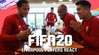 Liverpool players react to their FIFA 20 ratings | Van Dijk with Salah, Mane, Firmino and more video