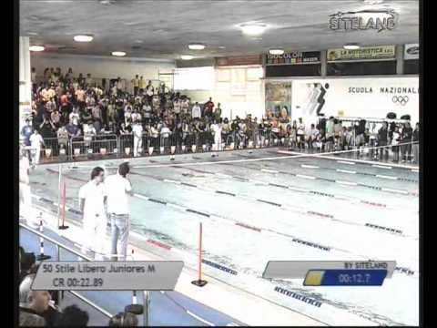 Finale dei 50 Stile Libero Juniores Maschi - 16 Memorial Chiara Giavi