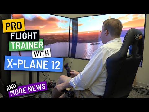 X-PLANE 12 with HELICOPTER CONTROLS (Pro Flight Trainer Puma) + more news - Weekly FlyBy