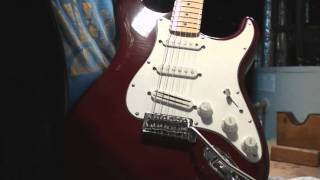 Fender Stratocaster Made in Mexico Setup and Demo
