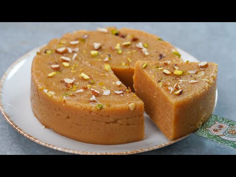 No-Bake Suji Cake Recipe | Semolina Cake Recipe | How To Make No-Oven Rava Cake | N'Oven