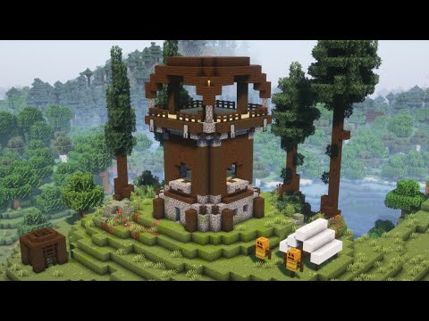 АВАНПОСТ РАЗБОЙНИКОВ | как построить Башню Мародёров в майнкрафте туториал
