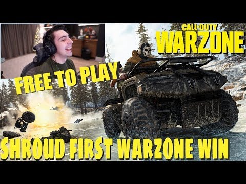 Shroud First Win On Call Of Duty Warzone