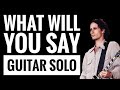 What Will You Say - Jeff Buckley Guitar Solo Lesson
