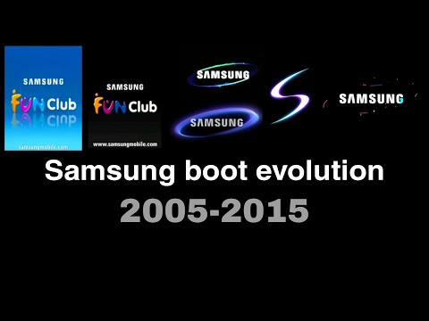 Evolution Samsung Boot Animation 2005-2015 HD