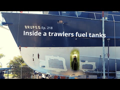 Inside a trawlers fuel tank - Project Brupeg Ep 218