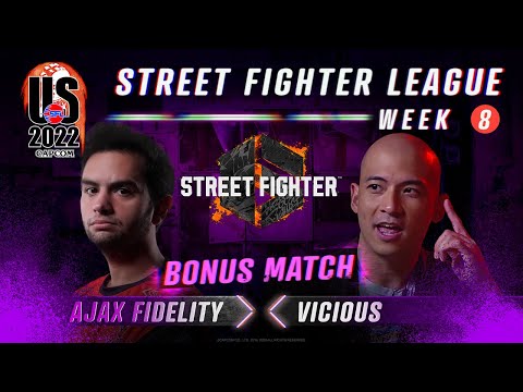 Street Fighter 6 - Vicious (Ken) vs. Ajax Fidelity (Kimberly) - Street Fighter League Bonus Match