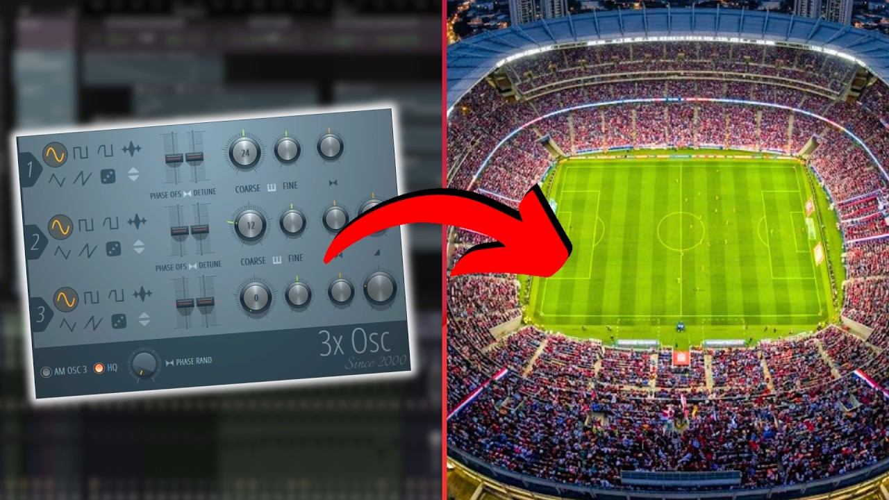 Cómo hacer sonido de ESTADIO LLENO de gente | FL Studio Tutorial