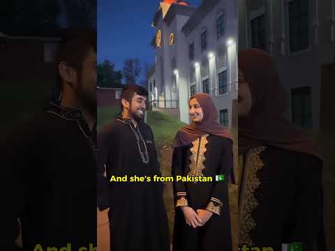 Asking Muslim Couples Where They're From?