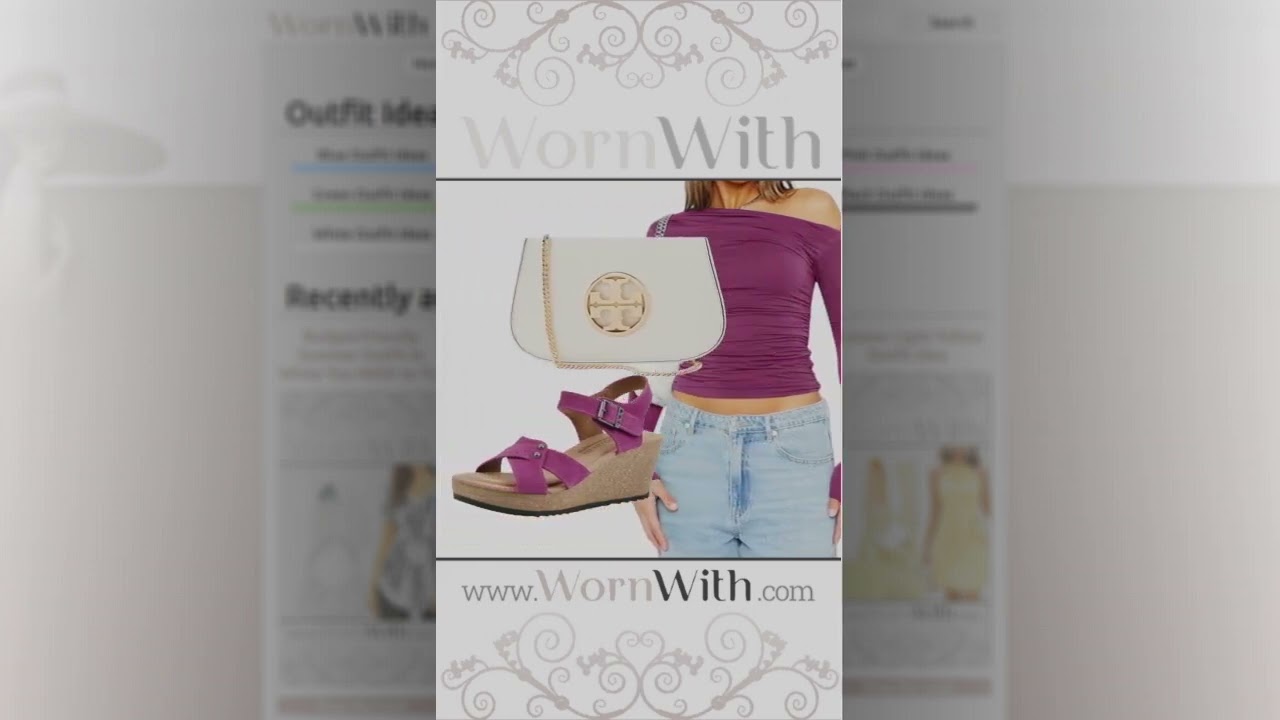 Purple Outfit Style Idea For Spring Purple Trendy Outfit Idea for Spring