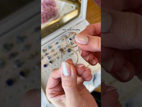 Curating a low-profile engagement ring showcase #mjvjewelry #vintagejewerly