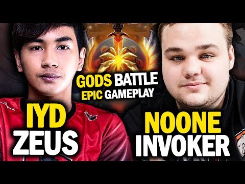 WHAT HAPPENS WHEN TOP 1 SEA VS TOP 2 EU?? | INYOURDREAM ZEUS VS NOONE INVOKER - MUST WATCH!!!