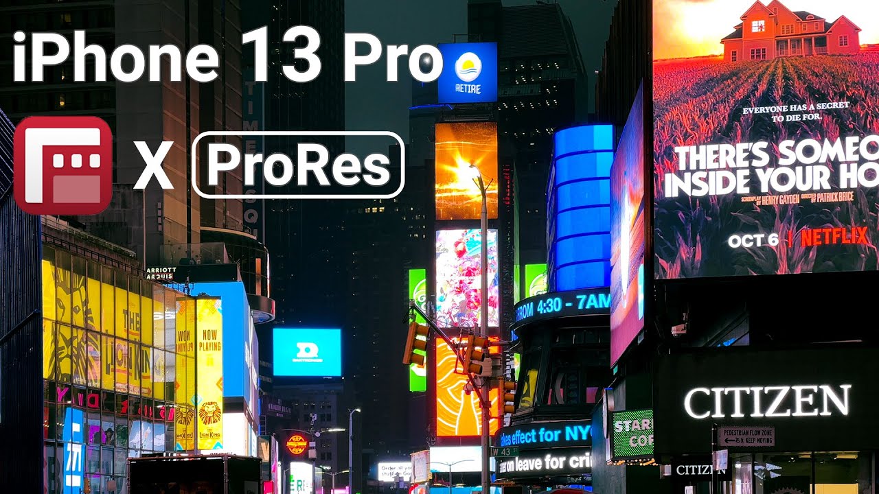 ProRes on iPhone 13 Pro | FiLMiC Pro Update | Sample Footage