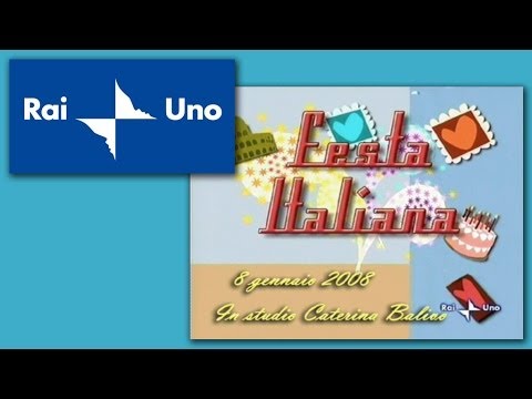 RAI 1 "Festa Italiana" - 8 gennaio 2008