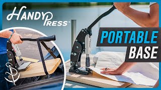 Take Your Hand Press Anywhere | The New HandyPress Portable Base!
