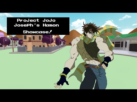 ROBLOX PROJECT JOJO 'JOSEPH'S HAMON' SHOWCASE!