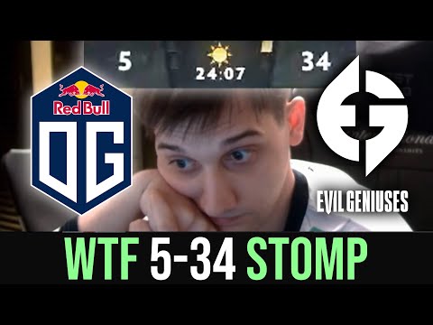 OG vs EG - WTF 5-34 STOMP on The International 2022