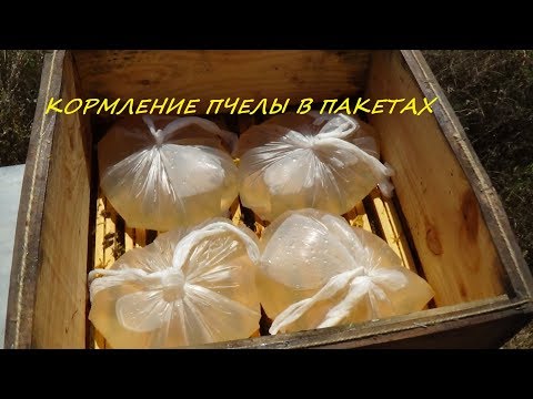 Объёмное кормление пчелосемей на пасеке