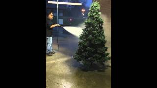 How to clean a dusty Christmas tree