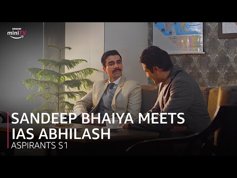 Sandeep bhaiya meets IAS Abhilash after ages 😯| Aspirants S1 | #AmazonminiTV #WatchNow
