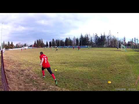 Błękitni Grzęska - Piast Nowosielce 8-0 (11.03.2018) wszystkie bramki