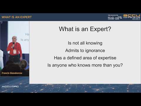 Lightning Talk: What is an Expert - Francis Glassborow - ACCU 2024