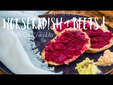 HOW TO MAKE BEET HORSERADISH - A FAT FREE VEGAN RECIPE FOR POLISH CWIKLA" | Vegan Michele