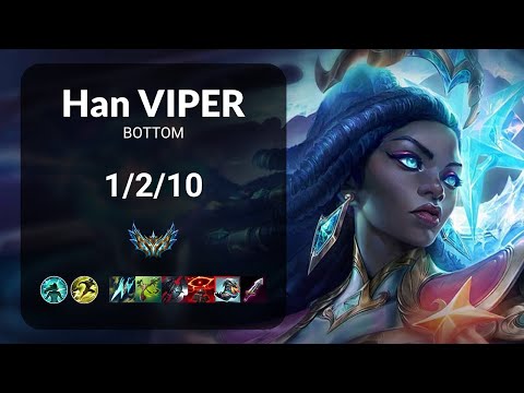 Han Viper Senna vs Varus BOTTOM - KR CHALLENGER Patch 15.10