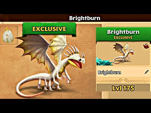 BRIGHTBURN MAX LEVEL 175 TITAN MODE - Dragons: Rise of Berk