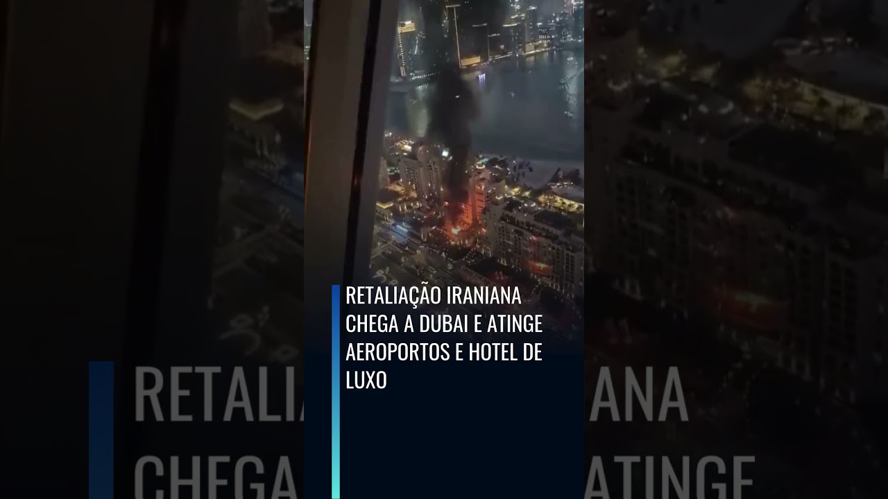 AEROPORTOS SOB ATAQUE E ATÉ O BURJ AL ARAB É ALCANÇADO POR DESTROÇOS