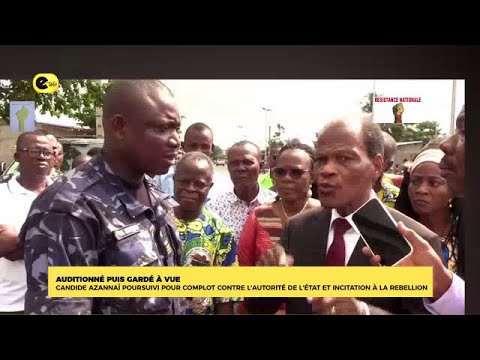 Auditionné puis gardé à vue