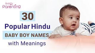 30 Popular Hindu Baby Boy Names with Meanings