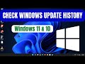 How To Check Windows Update History On Windows 11 10 2024