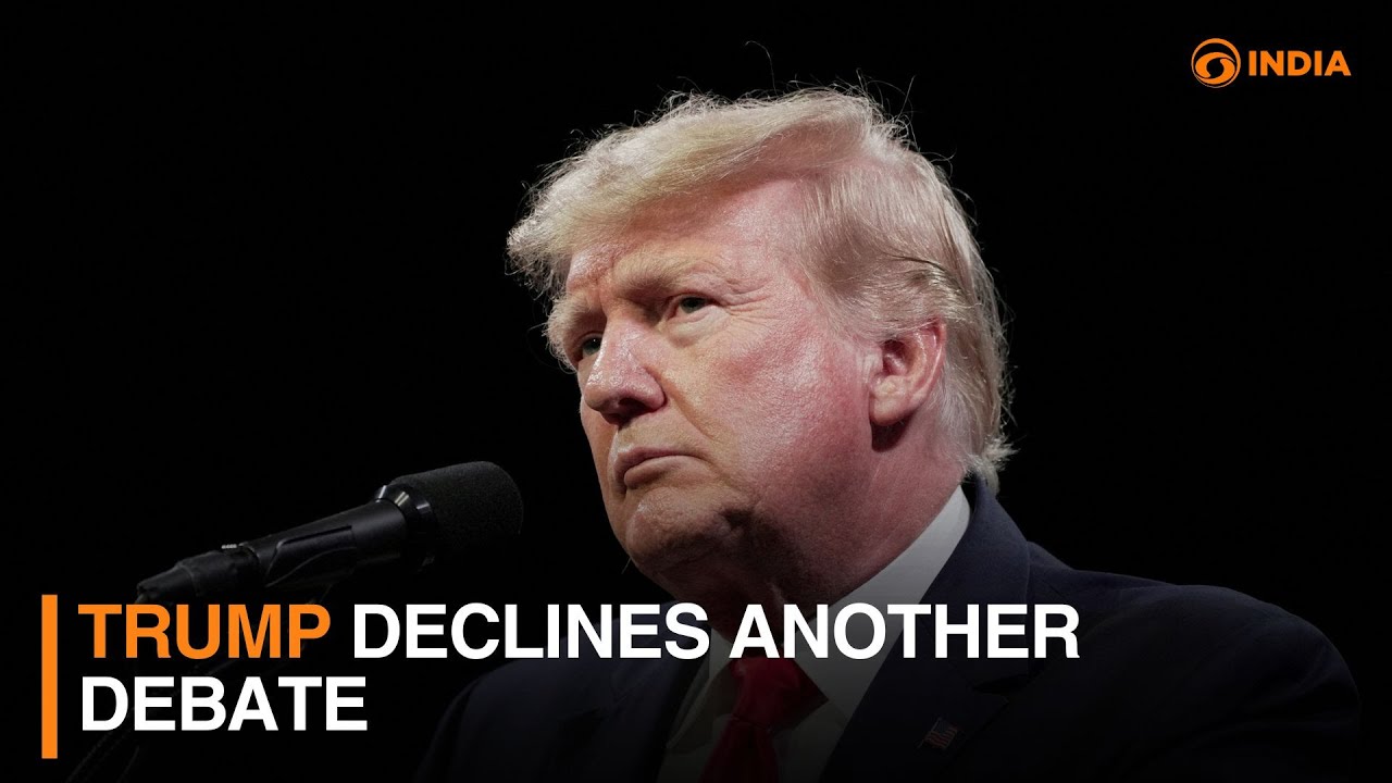 Trump declines another debate and more | DD India Live