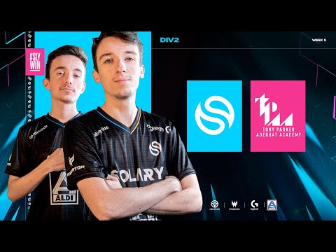 SOLARY ACADEMY VS TONY PARKER ADEQUAT ACADEMY - DIV2 2021 SPRING SPLIT - DAY 1 - WEEK 5