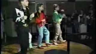 The Moffatts singing do wah diddy and caterpillar crawl