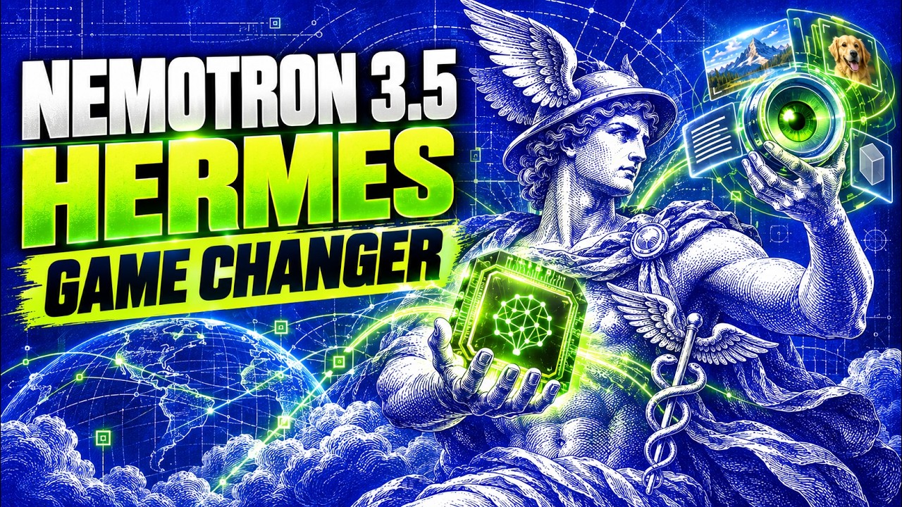 NEW Nemotron 3.5 Super VL + Hermes Agent is Crazy Good! 😱