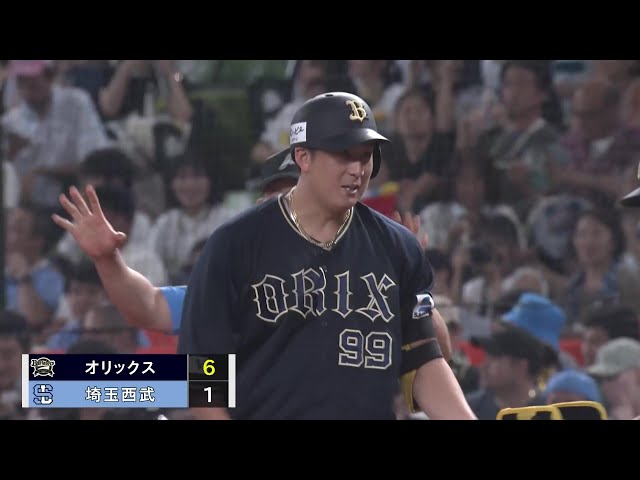 【8回表】ライト前に落とした!! バファローズ・杉本裕太郎 リードを広げるタイムリーヒット!! 2025年8月30日 埼玉西武ライオンズ 対 オリックス・バファローズ