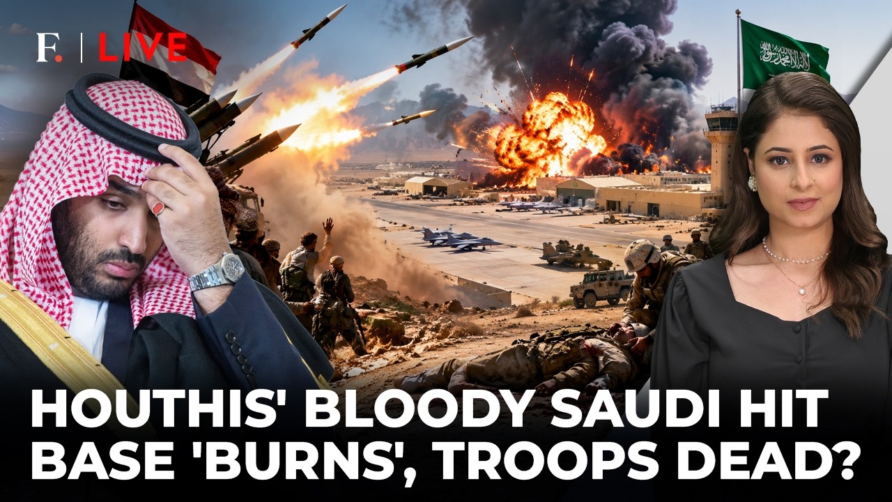 Houthi Missile Fury 'Hits' Saudi Military Base, Airports as 'Defenceless' MBS Panics| Firstpost Live