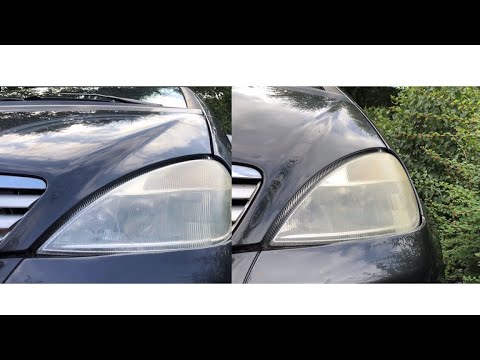 Gelbe & Unklare Scheinwerfer in klare & saubere verwandeln I Marina Si